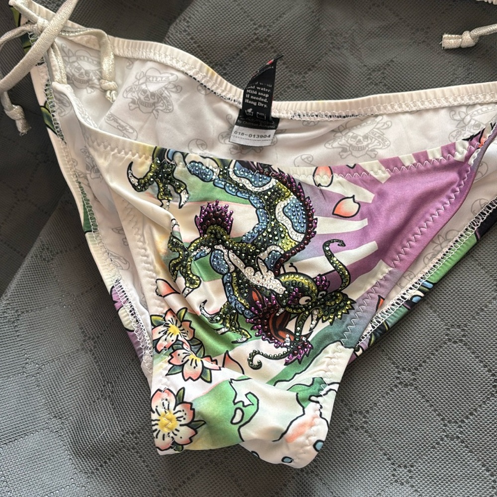 Genuine Ed Hardy bathing suit. Beautiful!!